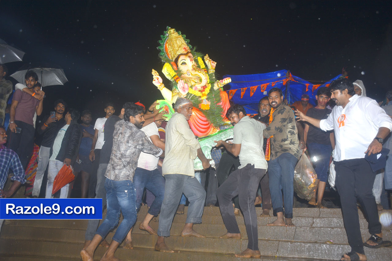 Razole Taluka Ganesh Nimajjanam